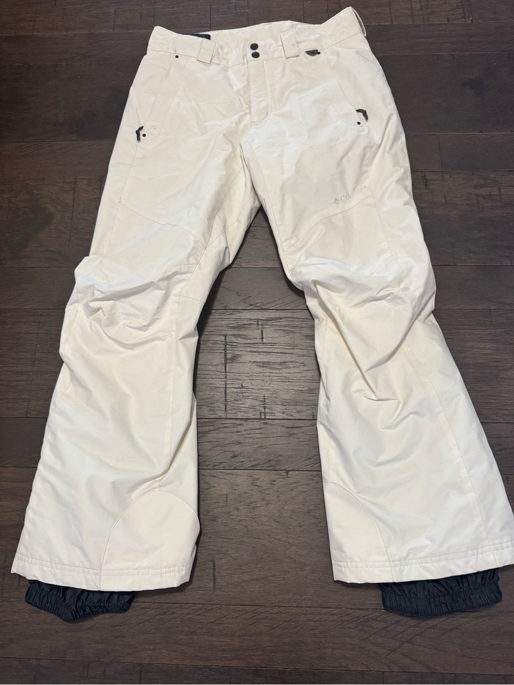 Columbia Women’s White Snowboard/Ski Flare Pants Small